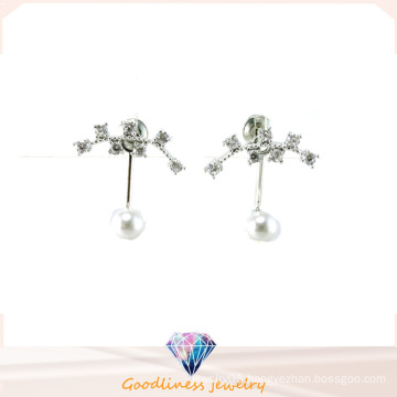 Good Quality & Fashion Jewelry 3A CZ 925 Silver Earring (E6540)